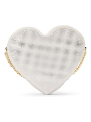 Victoria's Secret White Heart Crossbody Bag - Image 3 of 4