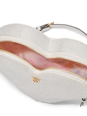 Victoria's Secret White Heart Crossbody Bag - Image 4 of 4