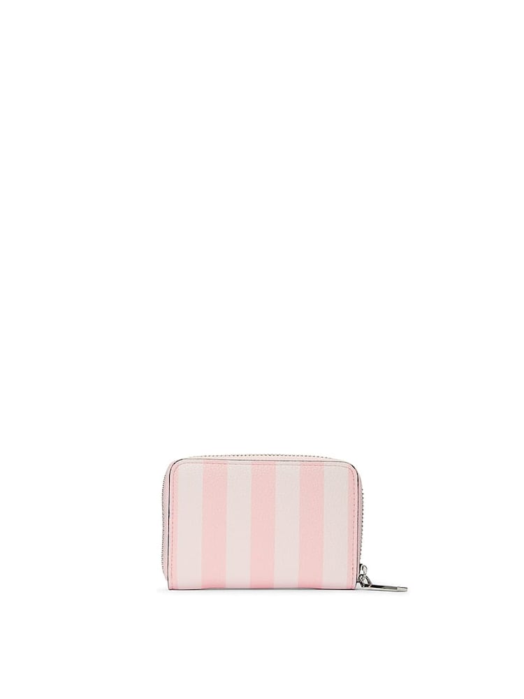 Victoria's Secret Iconic Stripe Pink Purse - Image 2 of 3
