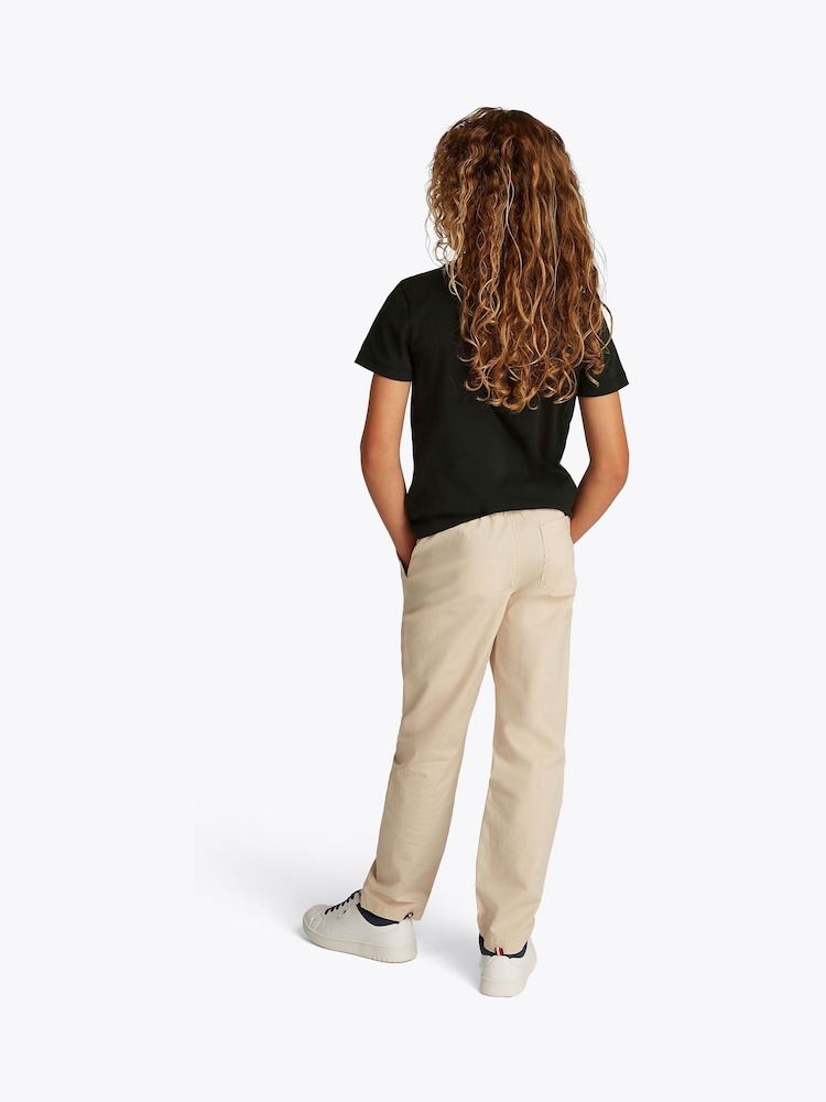 Tommy Hilfiger Black Pocket 100% Cotton T-Shirt - Image 2 of 5