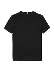 Tommy Hilfiger Black Pocket 100% Cotton T-Shirt - Image 5 of 5