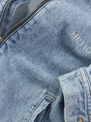 Tommy Hilfiger Blue Ivy Relaxed Denim Jacket - Image 6 of 6