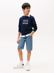 Tommy Hilfiger Blue Flag Sweatshirt - Image 4 of 5