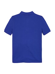 Tommy Hilfiger Light Blue Flag Short Sleeve 100% Cotton Polo Shirt - Image 5 of 5