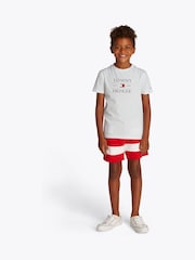 Tommy Hilfiger White Regular Fit Short Sleeve 100% Cotton T-Shirt - Image 1 of 5