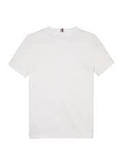 Tommy Hilfiger White Regular Fit Short Sleeve 100% Cotton T-Shirt - Image 5 of 5