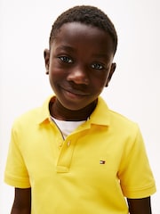 Tommy Hilfiger Yellow Flag Short Sleeve 100% Cotton Polo Shirt - Image 3 of 6
