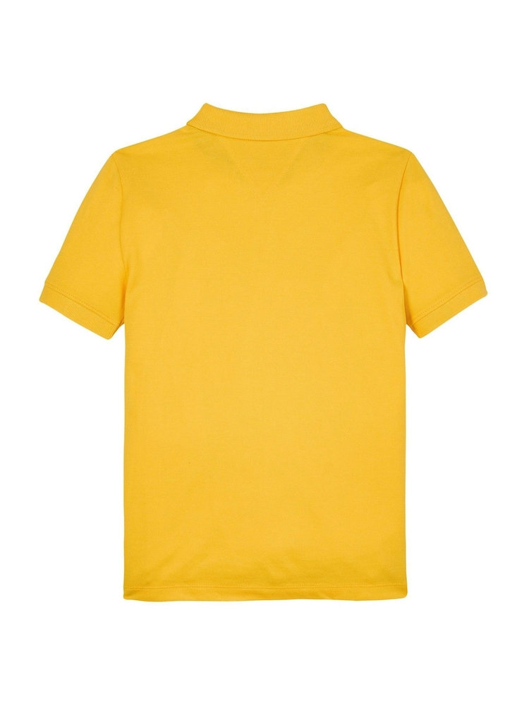 Tommy Hilfiger Yellow Flag Short Sleeve 100% Cotton Polo Shirt - Image 6 of 6