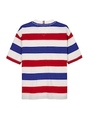 Tommy Hilfiger Blue Essential Archive Fit 100% Cotton T-Shirt - Image 5 of 5