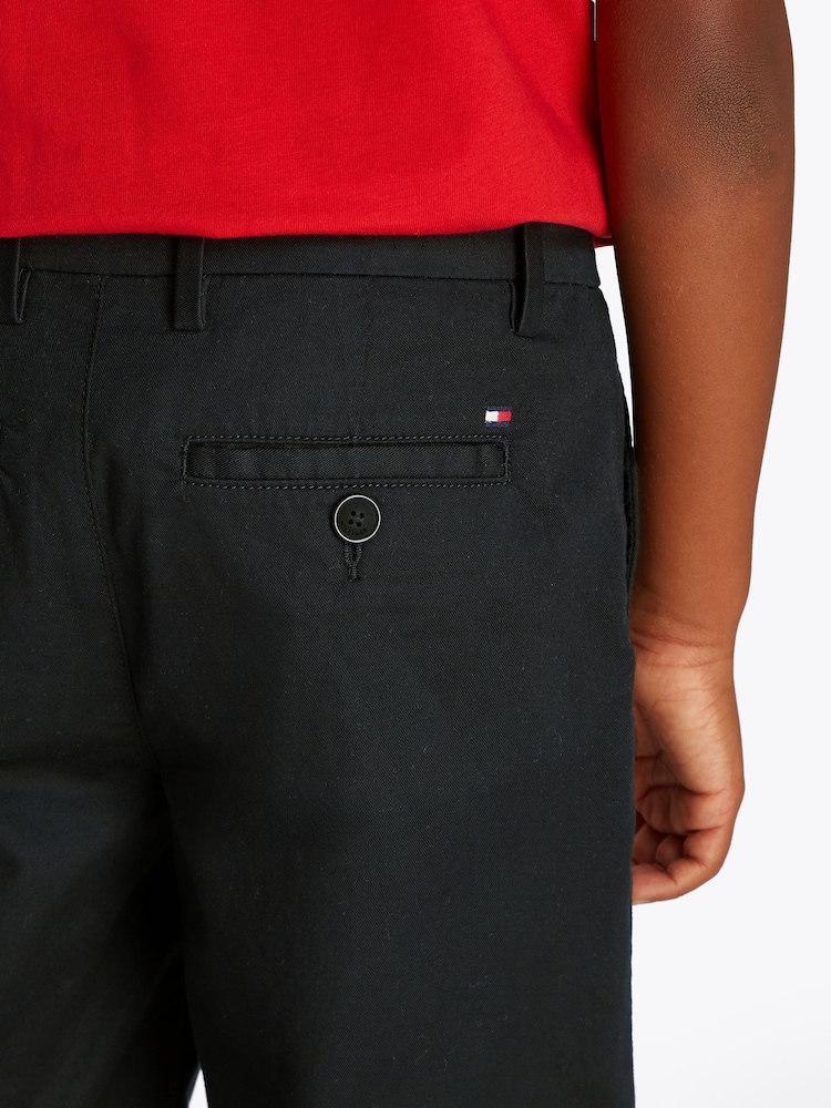 Tommy Hilfiger Black 1985 Chino 100% Cotton Shorts - Image 3 of 5