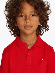 Tommy Hilfiger Red Flag Short Sleeve 100% Cotton Polo Shirt - Image 3 of 5