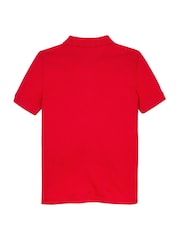 Tommy Hilfiger Red Flag Short Sleeve 100% Cotton Polo Shirt - Image 5 of 5