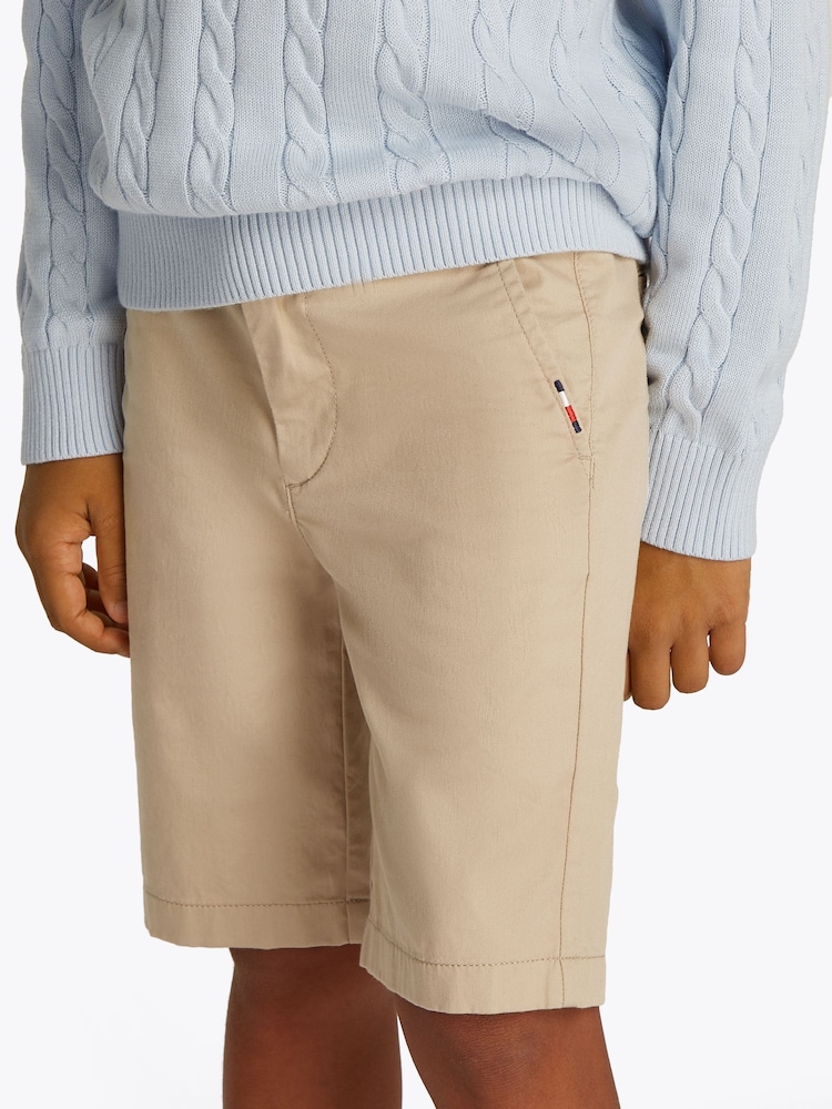 Tommy Hilfiger Natural 1985 Chino 100% Cotton Shorts - Image 3 of 5