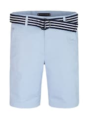 Tommy Hilfiger Light Blue Belted Shorts - Image 4 of 5