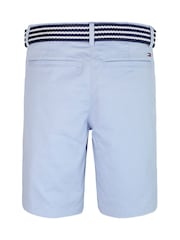Tommy Hilfiger Light Blue Belted Shorts - Image 5 of 5
