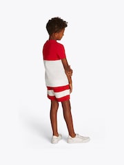 Красный - Tommy Hilfiger Short Sleeve 100% Cotton T-Shirt - Image 2 of 5