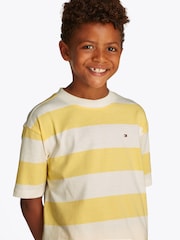 Tommy Hilfiger White Essential Archive Fit 100% Cotton T-Shirt - Image 1 of 5