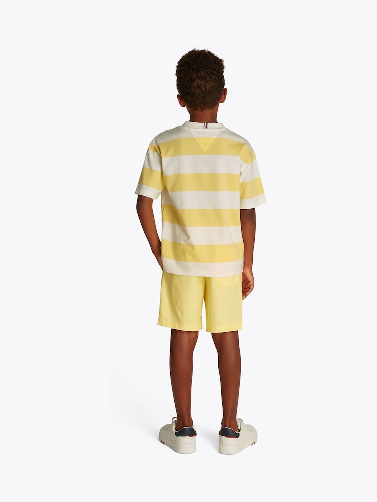 Tommy Hilfiger White Essential Archive Fit 100% Cotton T-Shirt - Image 3 of 5
