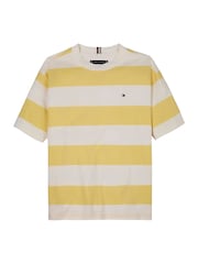 Tommy Hilfiger White Essential Archive Fit 100% Cotton T-Shirt - Image 4 of 5