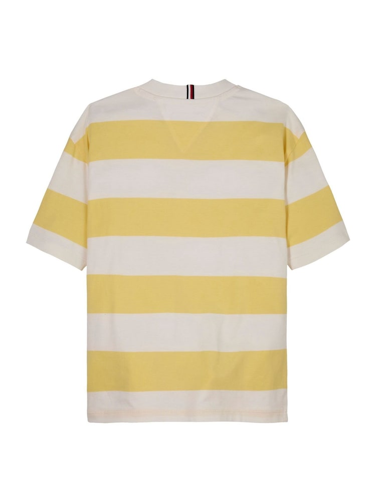 Tommy Hilfiger White Essential Archive Fit 100% Cotton T-Shirt - Image 5 of 5