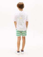 Tommy Hilfiger White Graphic Short Sleeve T-Shirt - Image 2 of 6