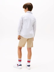 Tommy Hilfiger Blue Flex Stretch Cotton Shirt - Image 4 of 6