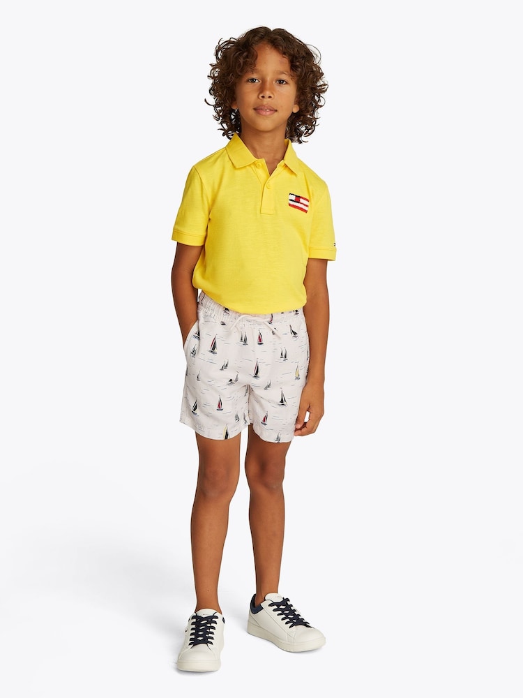 Tommy Hilfiger Aqua Blue Belted Shorts - Image 1 of 6