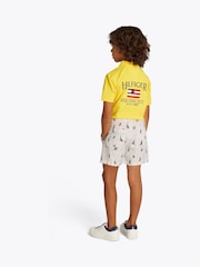 Tommy Hilfiger Aqua Blue Belted Shorts - Image 2 of 6