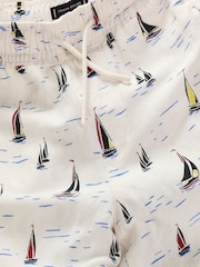 Tommy Hilfiger Aqua Blue Belted Shorts - Image 7 of 7