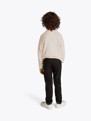 Tommy Hilfiger Cream Flag 100% Cotton Jumper - Image 2 of 6