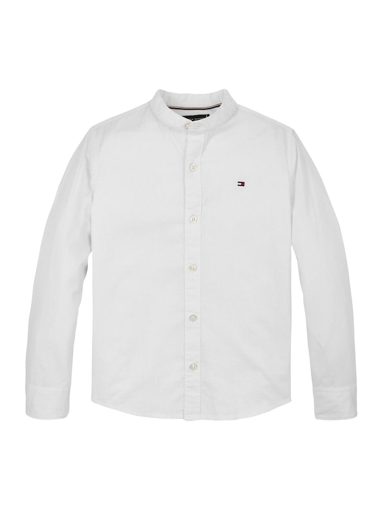 Tommy Hilfiger Standardni kroj 100% pamučne košulje sa Mao kragnom - Image 4 of 5