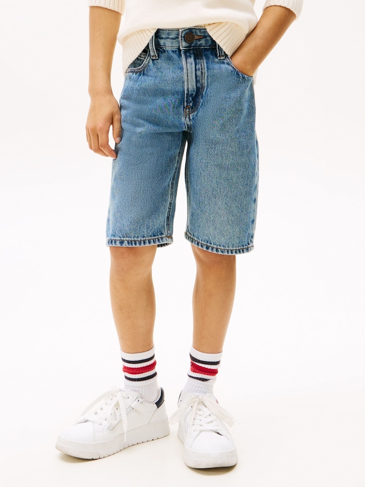 Tommy Hilfiger Blue Modern Straight Denim Shorts - Image 1 of 5