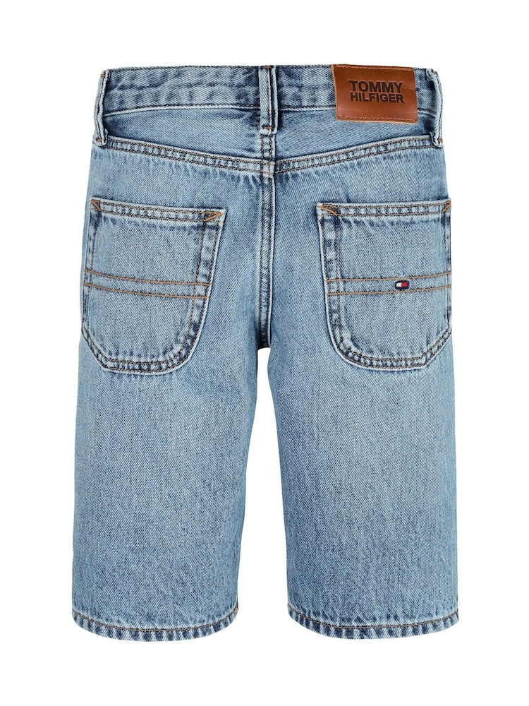 Tommy Hilfiger Blue Modern Straight Denim Shorts - Image 6 of 6