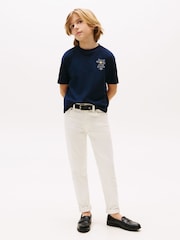 Tommy Hilfiger Blue Graphic Short Sleeve T-Shirt - Image 2 of 5