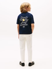 Tommy Hilfiger Blue Graphic Short Sleeve T-Shirt - Image 3 of 5