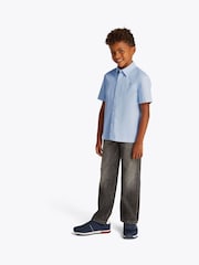 Tommy Hilfiger Blue Stretch Oxford Short Sleeve Shirt - Image 1 of 5