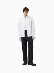 AllSaints White 100% Organic Cotton Haven Shirt - Image 2 of 8