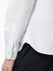 AllSaints White 100% Organic Cotton Haven Shirt - Image 5 of 8