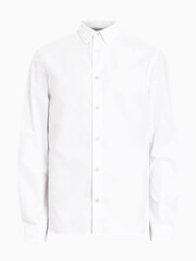 AllSaints White 100% Organic Cotton Haven Shirt - Image 8 of 8