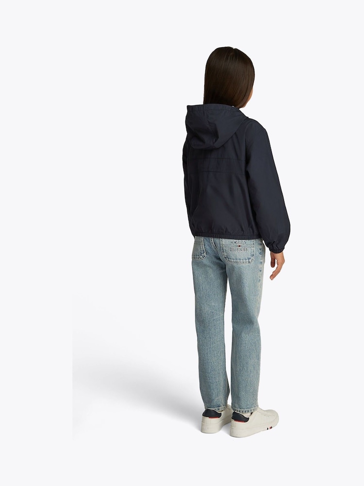 Tommy Hilfiger Blue Essential Windbreaker Jacket - Image 2 of 5