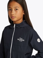 Tommy Hilfiger Blue Essential Windbreaker Jacket - Image 3 of 5