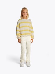 Tommy Hilfiger Yellow Textured Jumper - Image 1 of 5