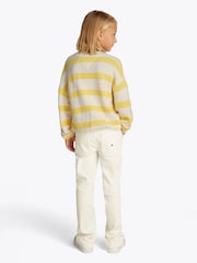 Tommy Hilfiger Yellow Textured Jumper - Image 2 of 5
