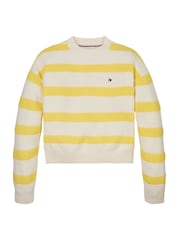 Tommy Hilfiger Yellow Textured Jumper - Image 4 of 5