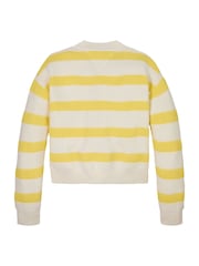 Tommy Hilfiger Yellow Textured Jumper - Image 5 of 5