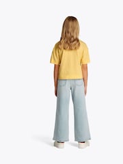 Tommy Hilfiger Yellow Varsity Archive Short Sleeve 100% Cotton T-Shirt - Image 2 of 5