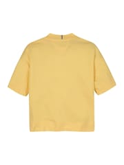 Tommy Hilfiger Yellow Varsity Archive Short Sleeve 100% Cotton T-Shirt - Image 5 of 5