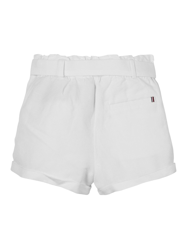 Tommy Hilfiger White Linen Pull On Shorts - Image 5 of 5 Tommy Hilfiger White Linen Pull On Shorts - Image 5 of 5
