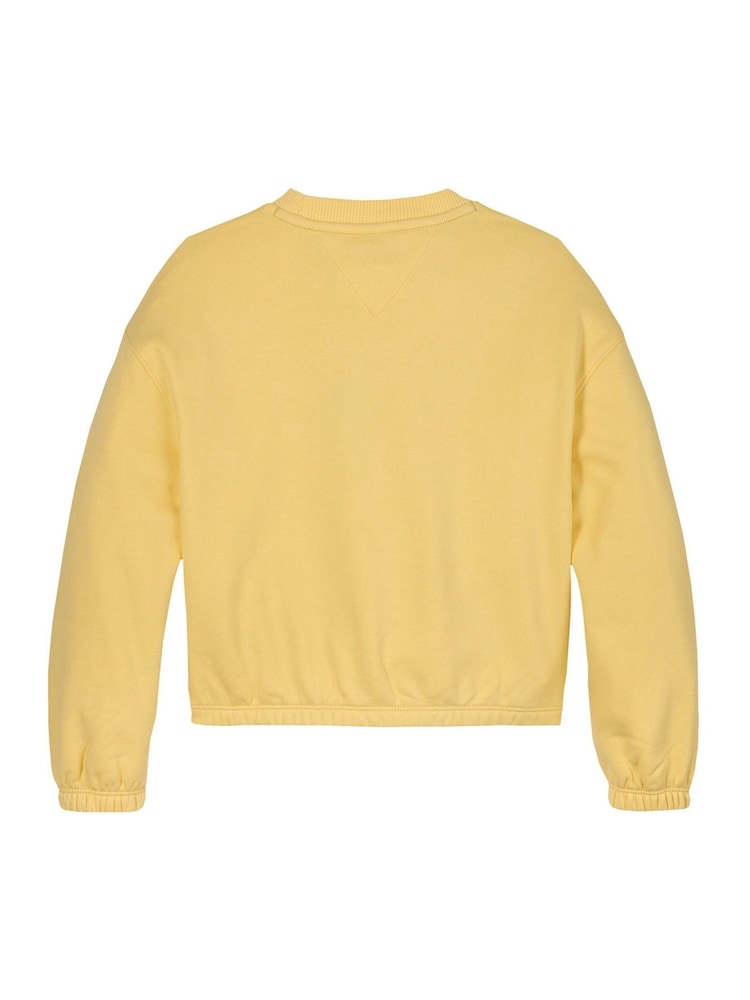 Tommy Hilfiger Yellow Varsity Sweatshirt - Image 5 of 5