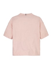 Tommy Hilfiger Pink Varsity Archive Short Sleeve 100% Cotton T-Shirt - Image 5 of 5